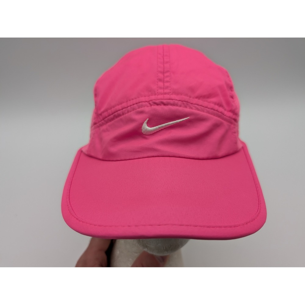 Nike Featherlight Dri-FIT Running Hat Pink Adjustable Mesh Cap